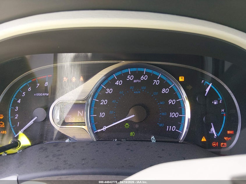 2013 Toyota Sienna Xle V6 8 Passenger VIN: 5TDYK3DC1DS349724 Lot: 44842775