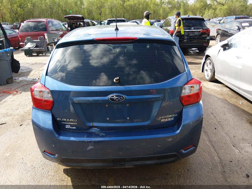 2015 Subaru Impreza 2.0 2.0I Premium blue Lot 111044842828 Vin JF1GPAC65F8312931