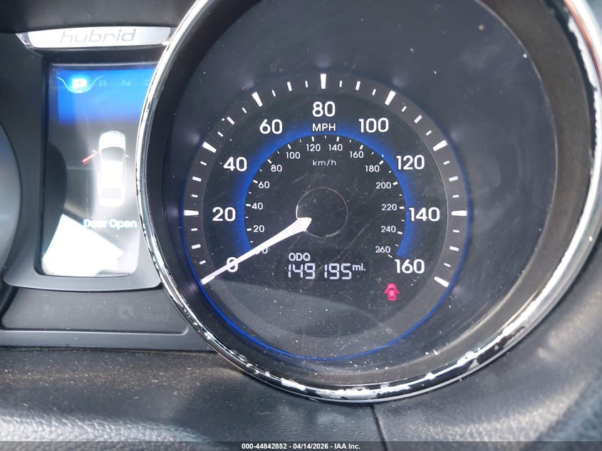 2013 Hyundai Sonata Hybrid VIN: KMHEC4A40DA075413 Lot: 44842852