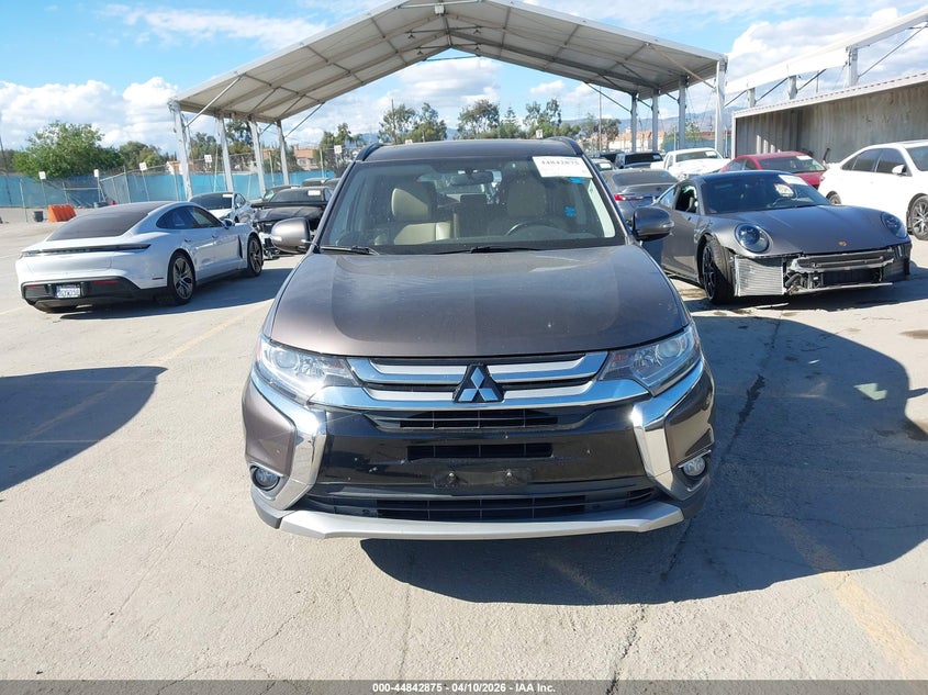 2016 Mitsubishi Outlander Sel VIN: JA4AD3A37GZ000872 Lot: 44842875