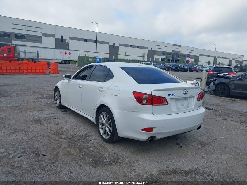 2012 Lexus Is 2.5 Is 250 white Lot 111044842902 Vin JTHBF5C28C5165298