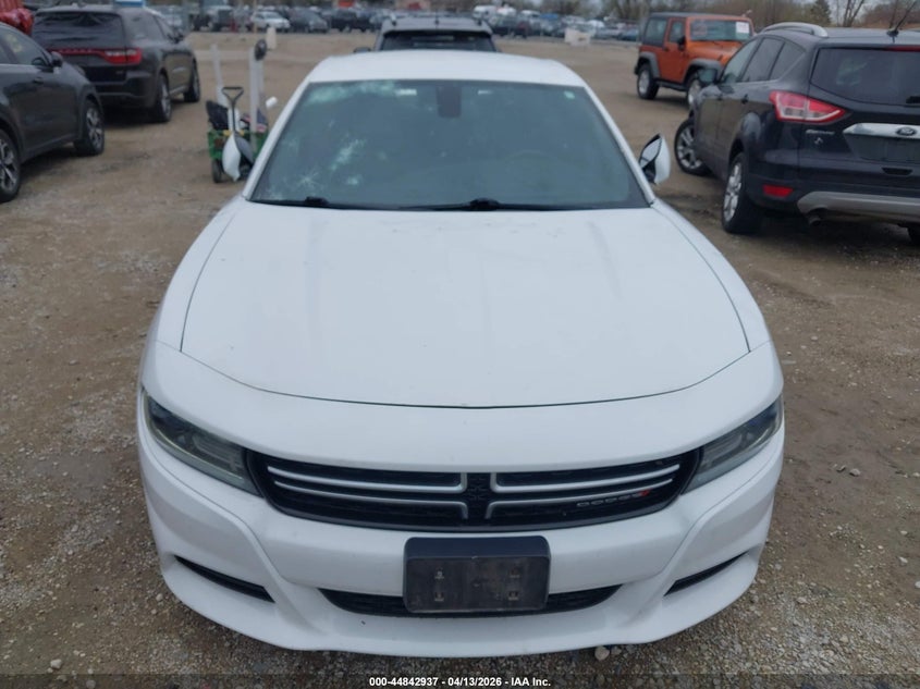 2016 Dodge Charger 3.6 Se white Lot 111044842937 Vin 2C3CDXBG8GH139548