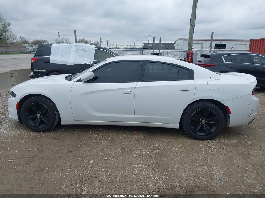 2016 Dodge Charger 3.6 Se white Lot 111044842937 Vin 2C3CDXBG8GH139548