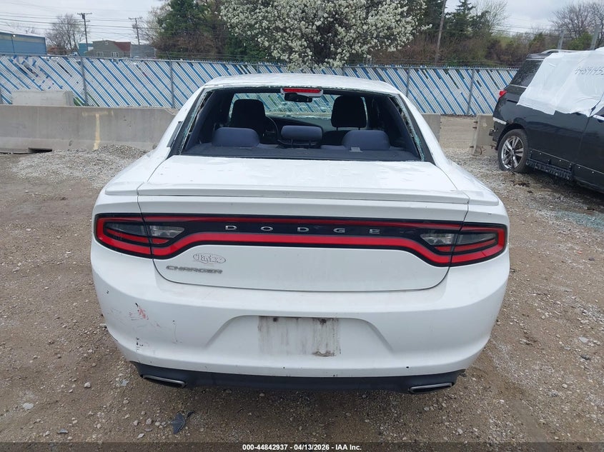 2016 Dodge Charger 3.6 Se white Lot 111044842937 Vin 2C3CDXBG8GH139548