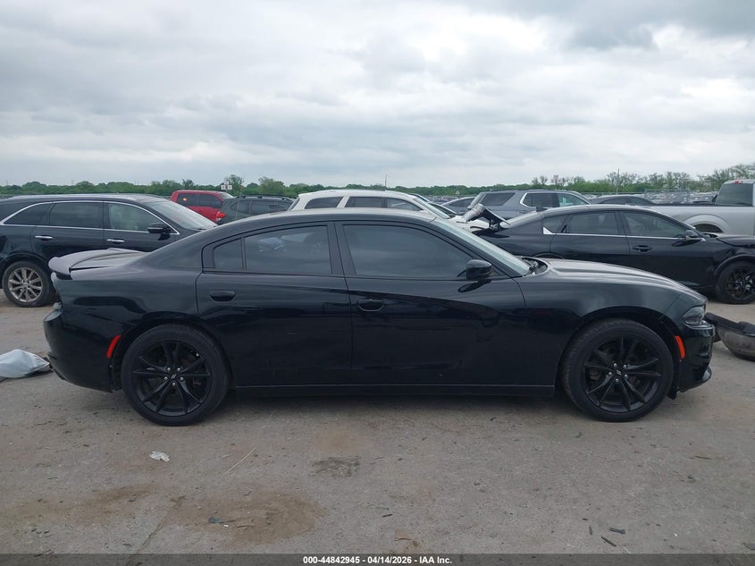 2017 Dodge Charger 3.6 Sxt Rwd black Lot 111044842945 Vin 2C3CDXHG5HH615344