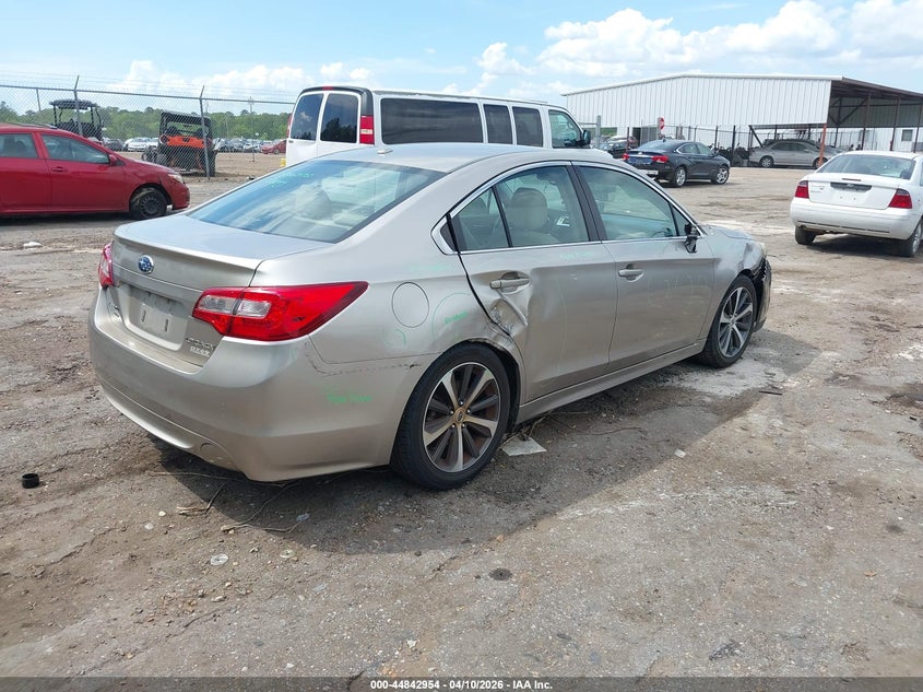 2015 Subaru LEGACY 2.5 2.5I Limited beige Lot 111044842954 Vin 4S3BNAN68F3035714