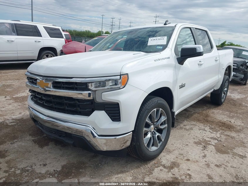 2025 Chevrolet Silverado 2.7 1500 2Wd Short Bed Lt white Lot 111044843041 Vin 3GCPACEK0SG328590
