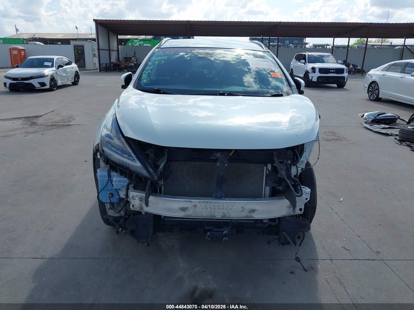2023 Nissan Murano 3.5 Sv Intelligent Awd White Lot 111044843070 Vin 5N1AZ2BS0PC135830