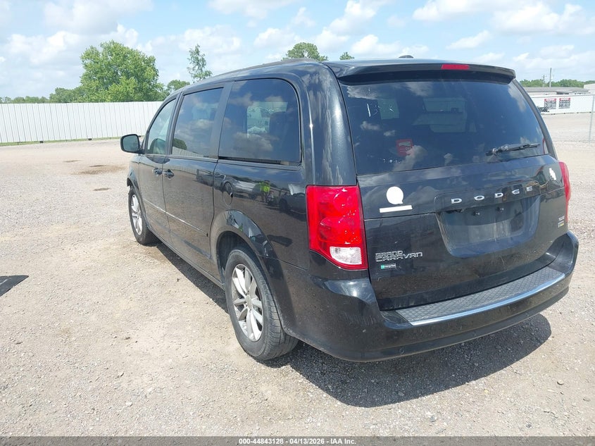 2016 Dodge Caravan 3.6 Grand Sxt black Lot 111044843128 Vin 2C4RDGCG6GR366803