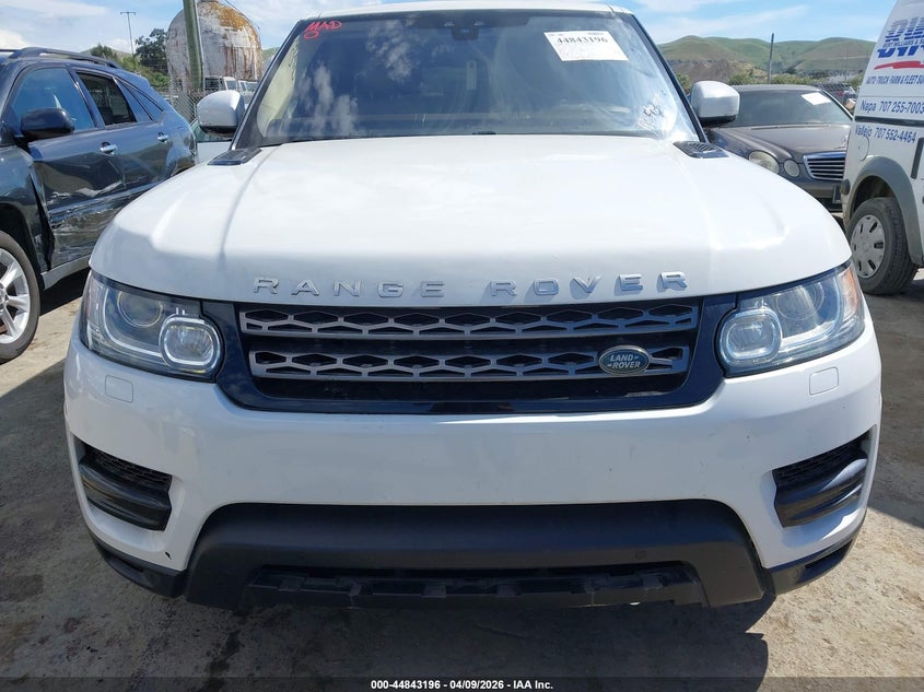 2017 Land Rover Range Rover Sport 3.0L V6 Supercharged Se VIN: SALWG2FV6HA689870 Lot: 44843196