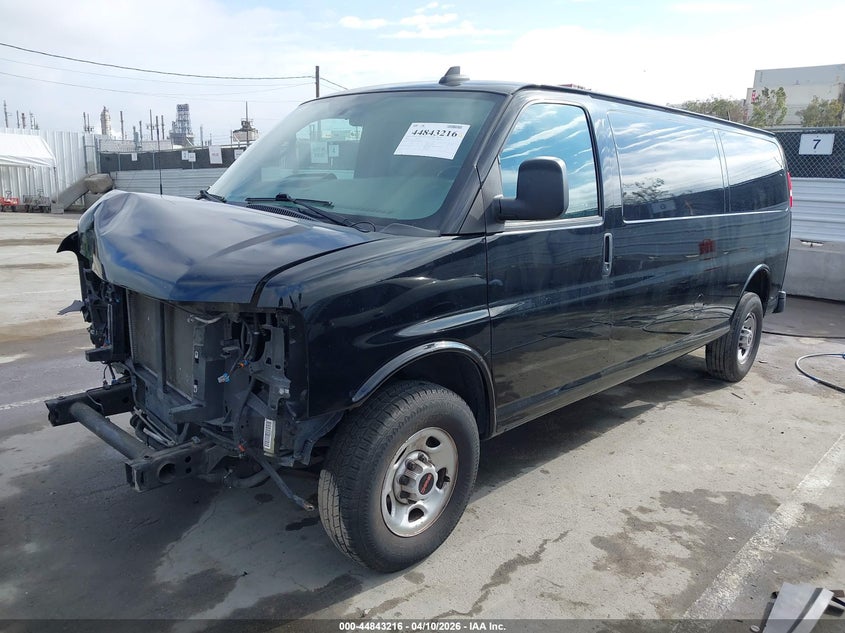 Vin: 1gtz7hfp1p1115734, lot: 45340524, gmc savana cargo rwd 3500 extended wheelbase work van 20232