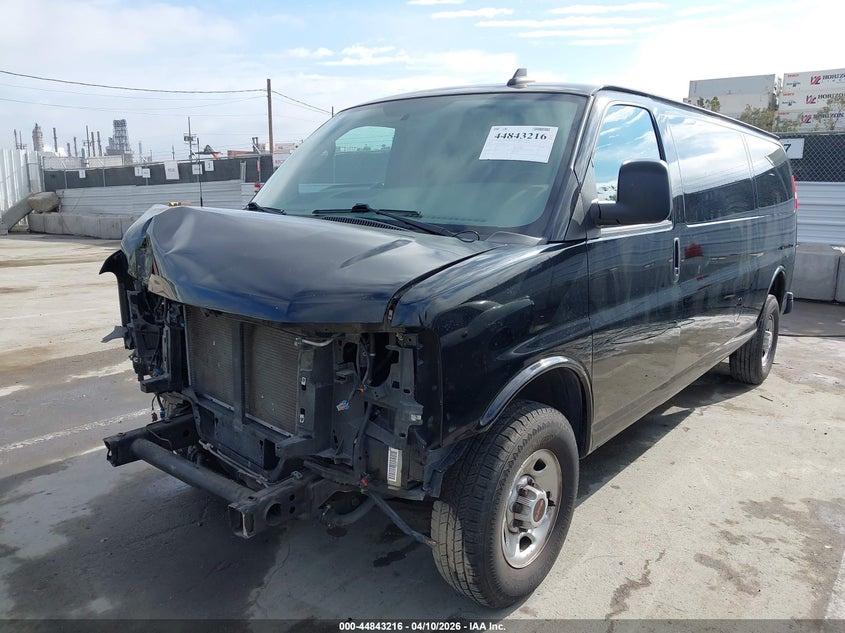 2023 GMC Savana Cargo Rwd 3500 Extended Wheelbase Work Van VIN: 1GTZ7HFP1P1115734 Lot: 44843216