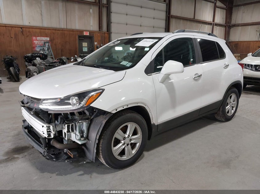 2017 Chevrolet Trax 1.4 Lt white Lot 111044843238 Vin 3GNCJLSB9HL279948