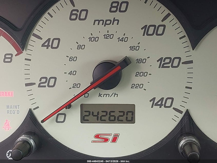 2003 Honda Civic Si VIN: SHHEP33593U407667 Lot: 44843245