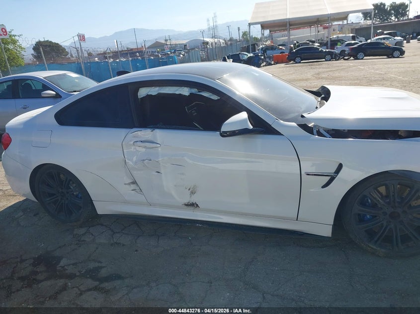 2015 BMW M4 3.0 white Lot 111044843276 Vin WBS3R9C50FF708732
