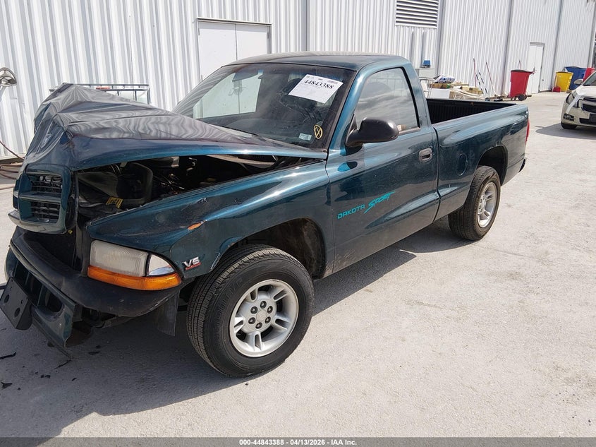 1998 Dodge Dakota Slt/Sport VIN: 1B7FL26XXWS668130 Lot: 44843388