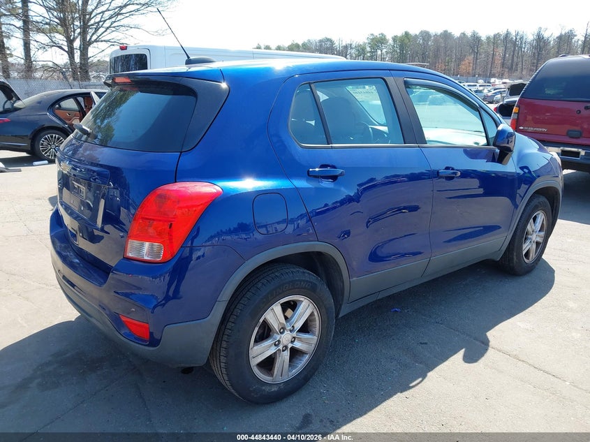 2017 Chevrolet Trax 1.4 Ls blue Lot 111044843440 Vin 3GNCJNSB9HL193504