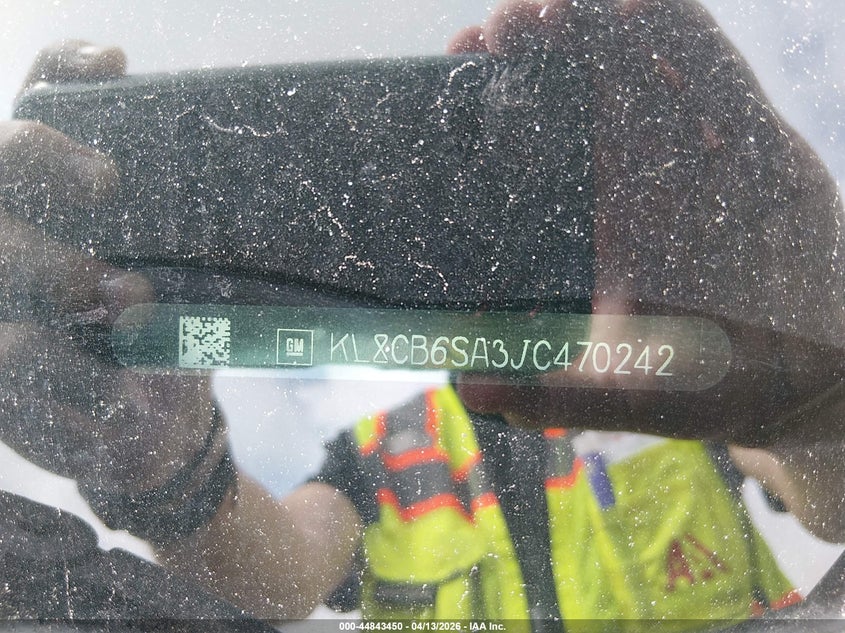 2018 Chevrolet Spark Ls Cvt VIN: KL8CB6SA3JC470242 Lot: 44843450