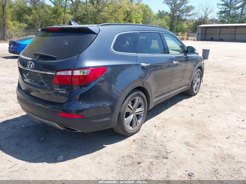 2014 Hyundai Santa fe 3.3 Limited grey Lot 111044843463 Vin KM8SRDHF0EU040105