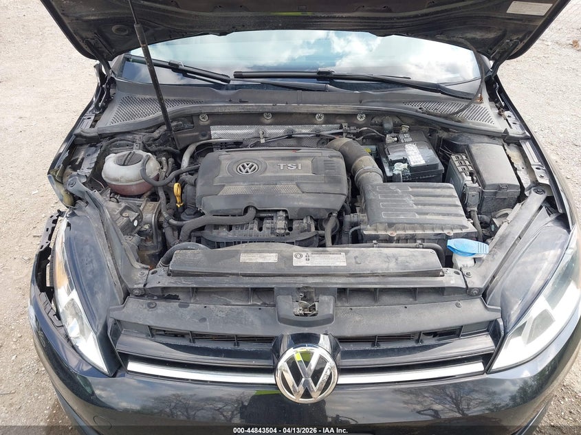 2016 Volkswagen Golf Tsi S 2-Door VIN: 3VW917AU8GM001626 Lot: 44843504