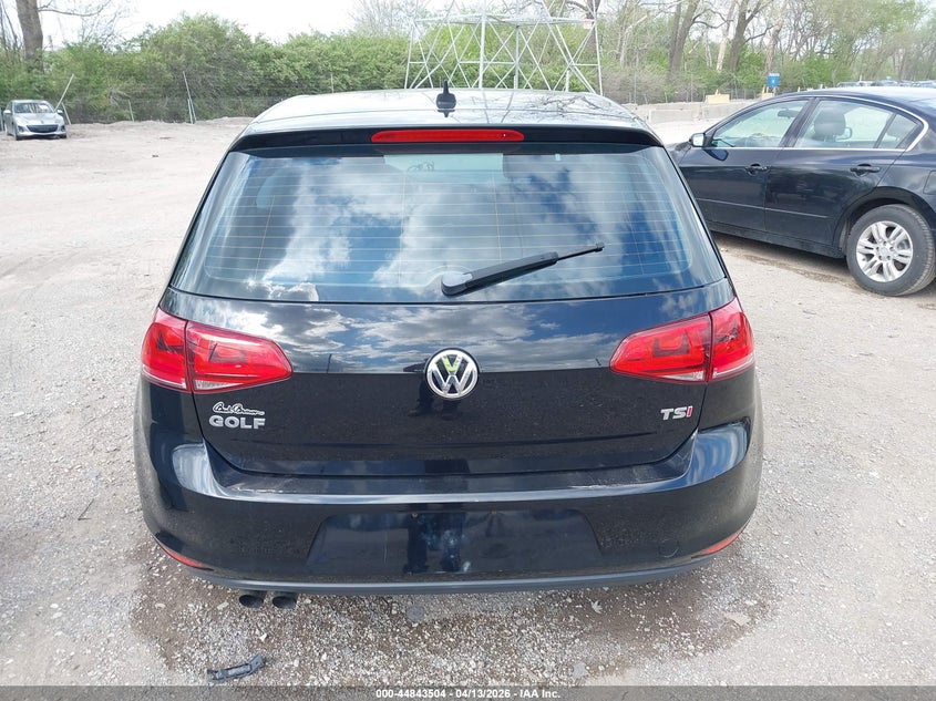 2016 Volkswagen Golf Tsi S 2-Door VIN: 3VW917AU8GM001626 Lot: 44843504