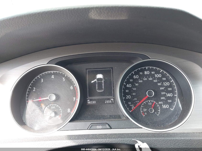 2016 Volkswagen Golf Tsi S 2-Door VIN: 3VW917AU8GM001626 Lot: 44843504