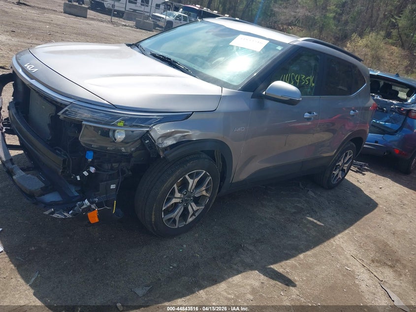 2022 Kia Seltos 2.0 Ex grey Lot 111044843516 Vin KNDERCAA9N7240070