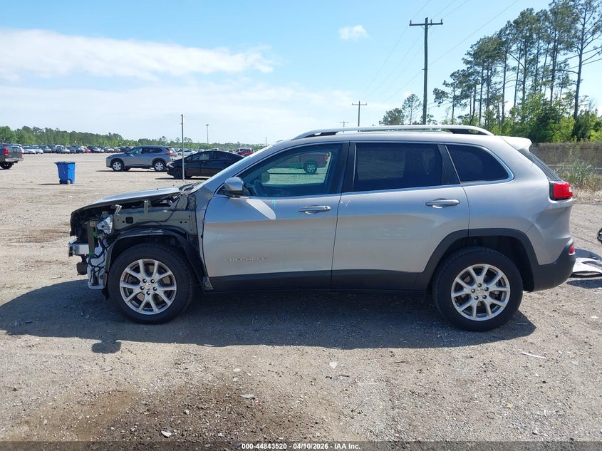 2018 Jeep Cherokee 2.4 Latitude Fwd silver Lot 111044843520 Vin 1C4PJLCB8JD531726