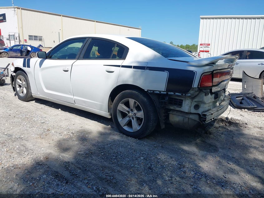 2013 Dodge Charger 3.6 Se white Lot 111044843558 Vin 2C3CDXBG7DH623237