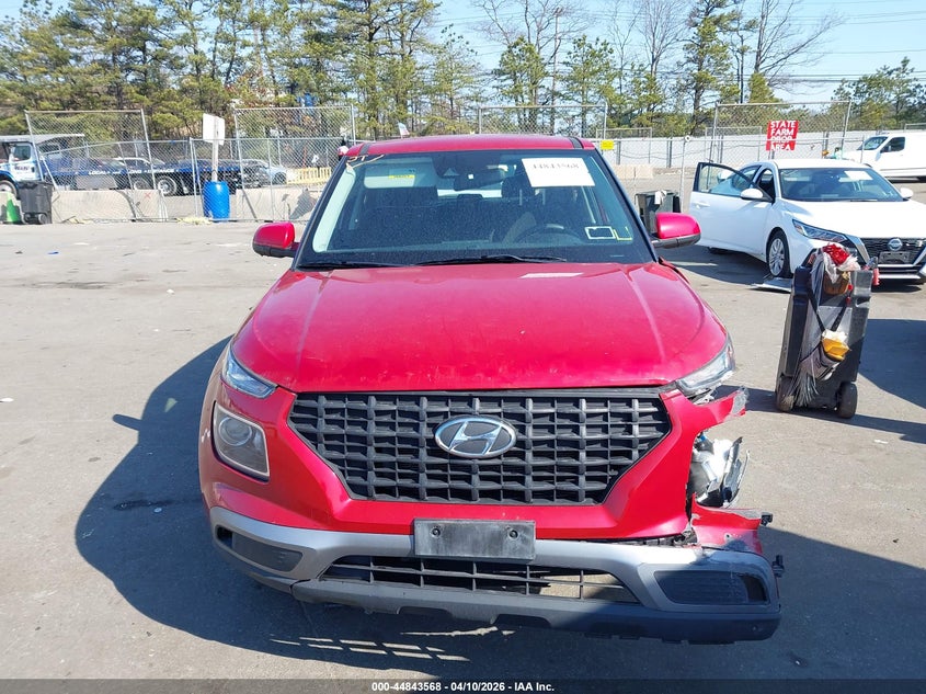 2022 Hyundai Venue Se VIN: KMHRB8A3XNU171696 Lot: 44843568