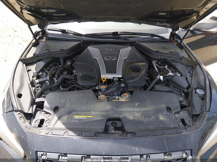 2017 Infiniti Q50 3.0T Red Sport 400 VIN: JN1FV7AP4HM850835 Lot: 44843580