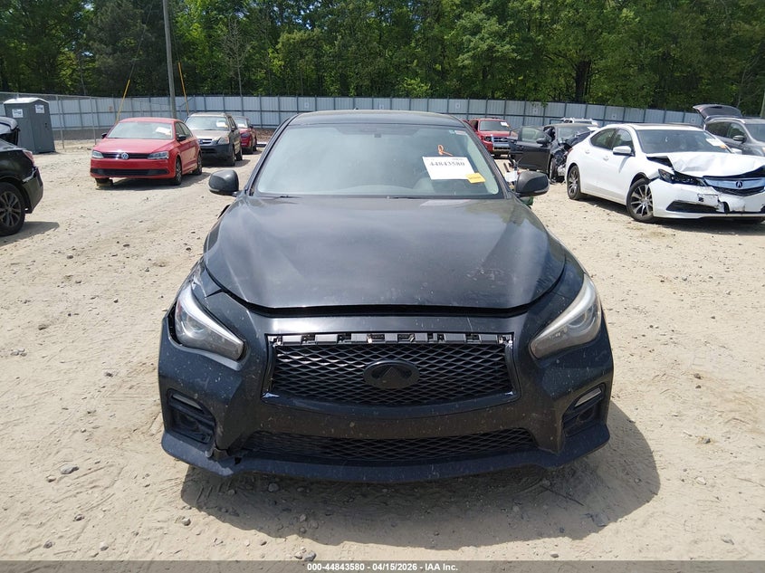 2017 Infiniti Q50 3.0T Red Sport 400 VIN: JN1FV7AP4HM850835 Lot: 44843580