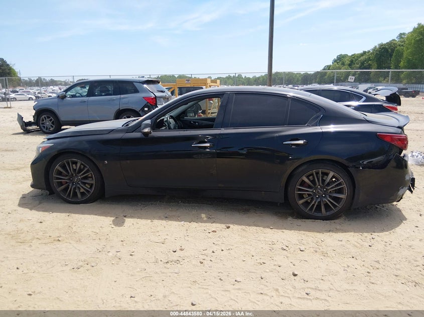 2017 Infiniti Q50 3.0T Red Sport 400 VIN: JN1FV7AP4HM850835 Lot: 44843580