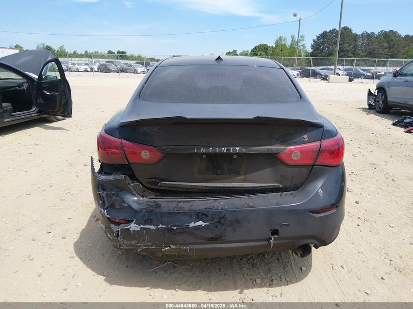 2017 Infiniti Q50 3.0T Red Sport 400 VIN: JN1FV7AP4HM850835 Lot: 44843580