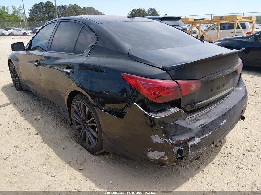 2017 Infiniti Q50 3.0T Red Sport 400 VIN: JN1FV7AP4HM850835 Lot: 44843580
