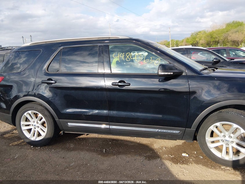 2017 Ford Explorer 3.5 Xlt black Lot 111044843650 Vin 1FM5K7D84HGD50500