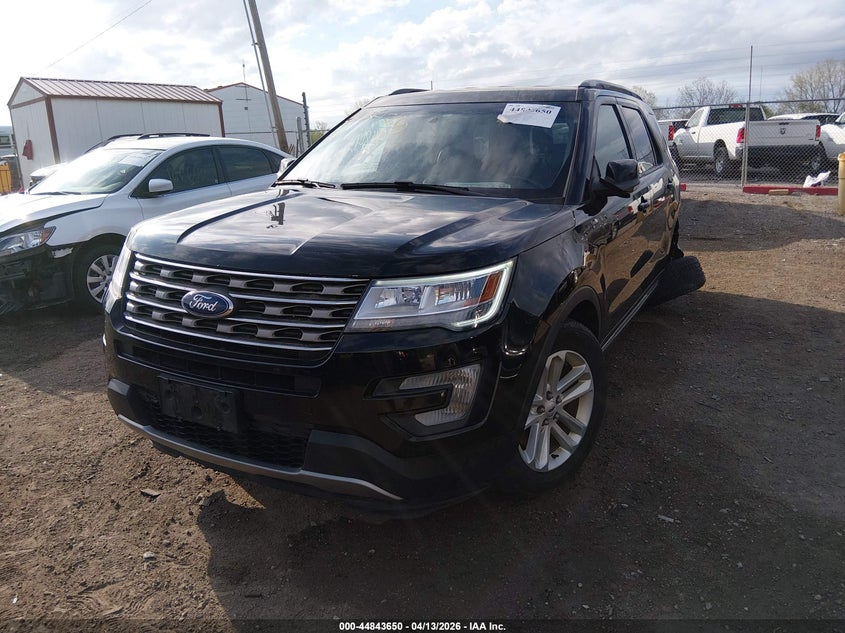 2017 Ford Explorer 3.5 Xlt black Lot 111044843650 Vin 1FM5K7D84HGD50500
