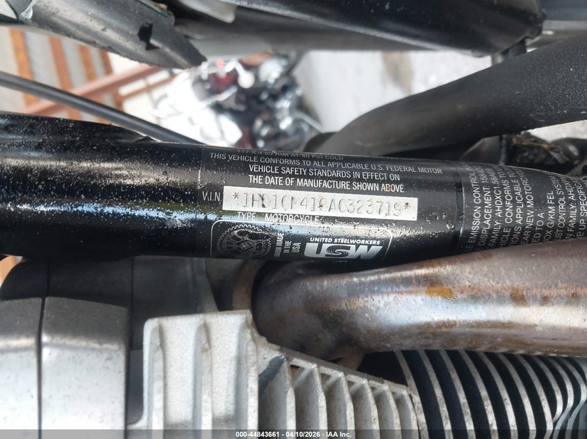 2010 Harley-Davidson Fxd VIN: 1HD1GM416AC323719 Lot: 44843661