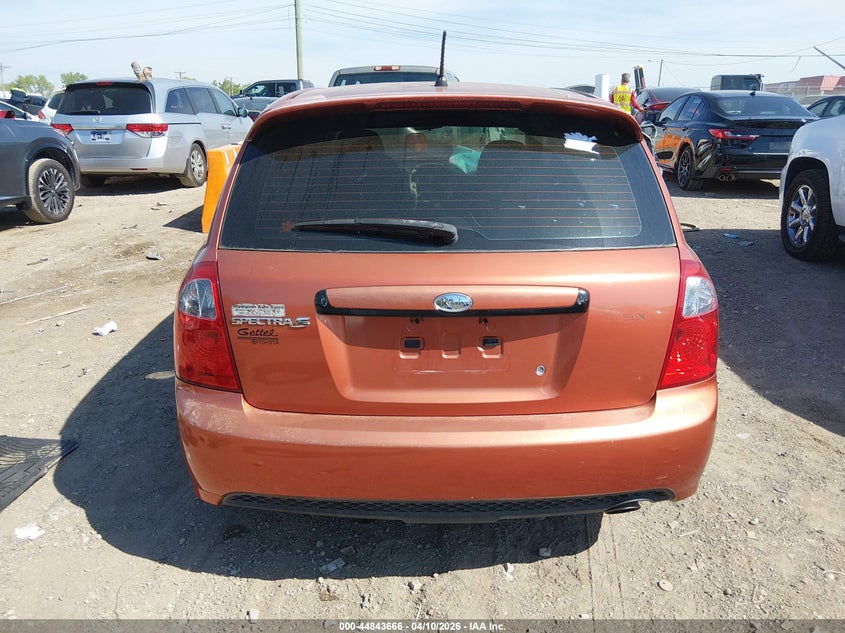 2008 Kia Spectra5 Sx VIN: KNAFE161185010484 Lot: 44843666