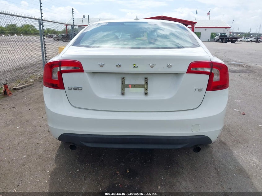 2012 Volvo S60 T5 VIN: YV1622FS6C2036870 Lot: 44843746