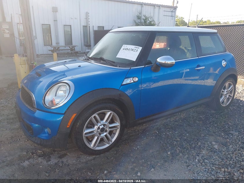 Vin: wmwsv3c51bty22677, lot: 45341131, mini cooper s 20112