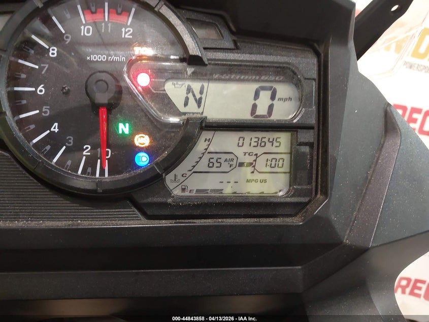 2019 Suzuki Dl650 A/X VIN: JS1C733B0K7100451 Lot: 44843858