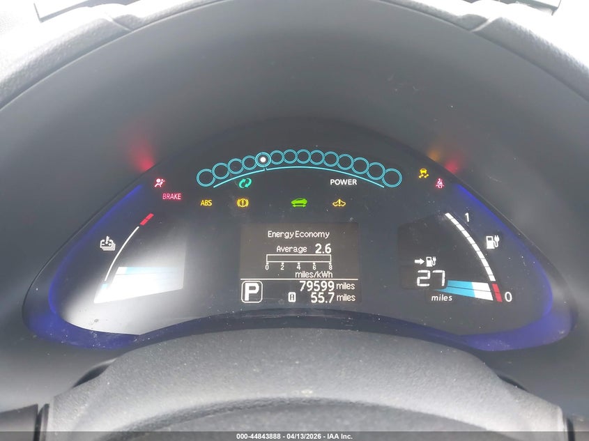 2016 Nissan Leaf Sl VIN: 1N4BZ0CP8GC304358 Lot: 44843888