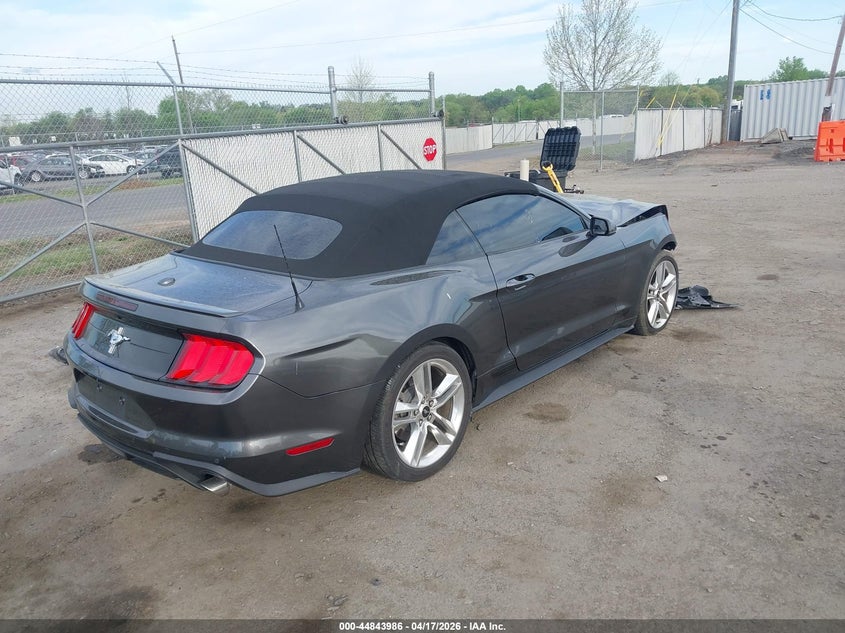 2019 Ford Mustang 2.3 Ecoboost Premium grey Lot 111044843986 Vin 1FATP8UH6K5195802