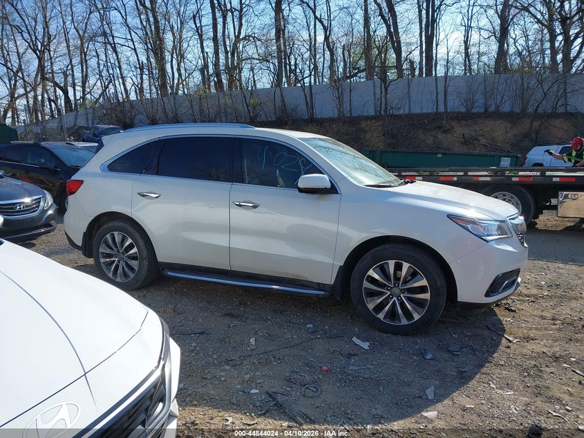 2014 Acura Mdx Technology Package VIN: 5FRYD4H4XEB037280 Lot: 44844024