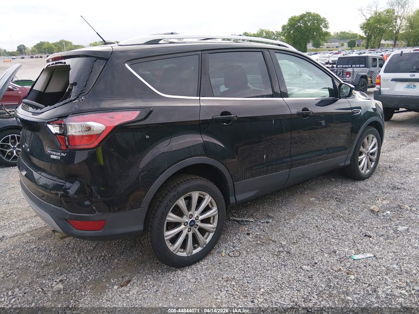 2017 Ford Escape 2.0 Titanium black Lot 111044844071 Vin 1FMCU9J90HUB71897