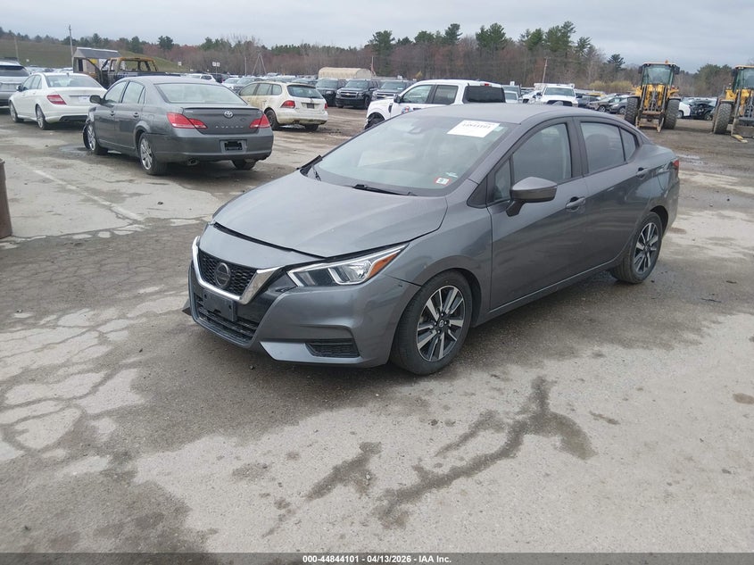 2021 Nissan Versa 1.6 Sv Xtronic Cvt grey Lot 111044844101 Vin 3N1CN8EV6ML870087
