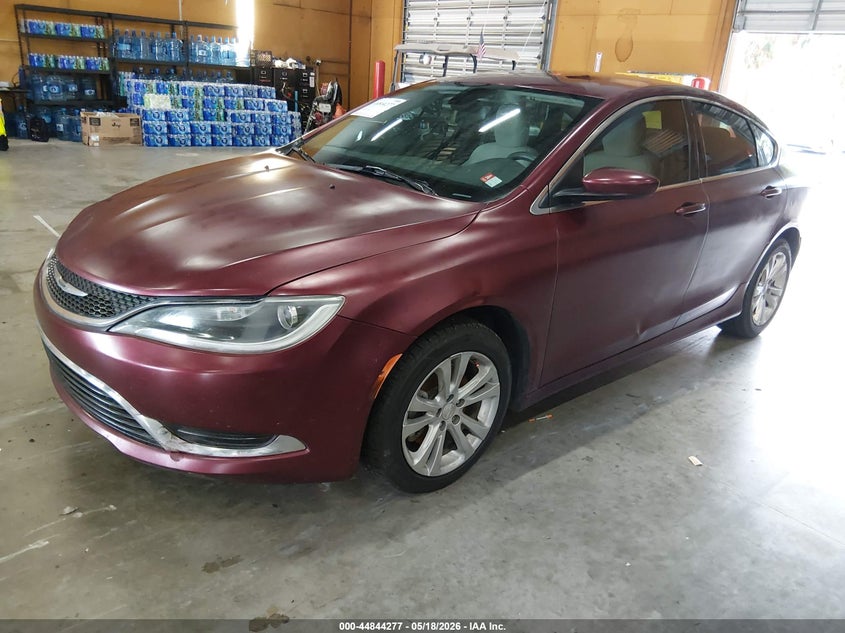 Vin: 1c3cccab4fn635776, lot: 45341585, chrysler 200 limited 20152