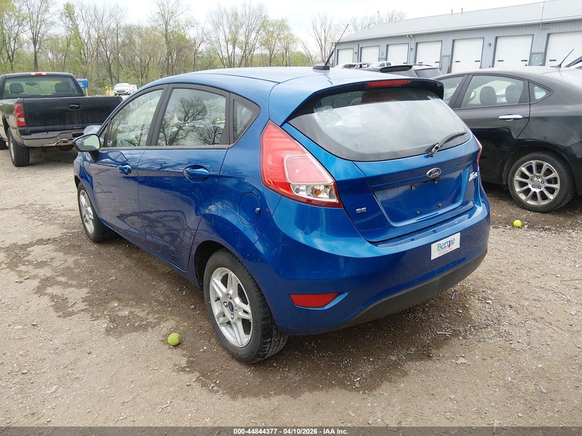 2018 Ford Fiesta 1.6 Se blue Lot 111044844377 Vin 3FADP4EJ8JM124592