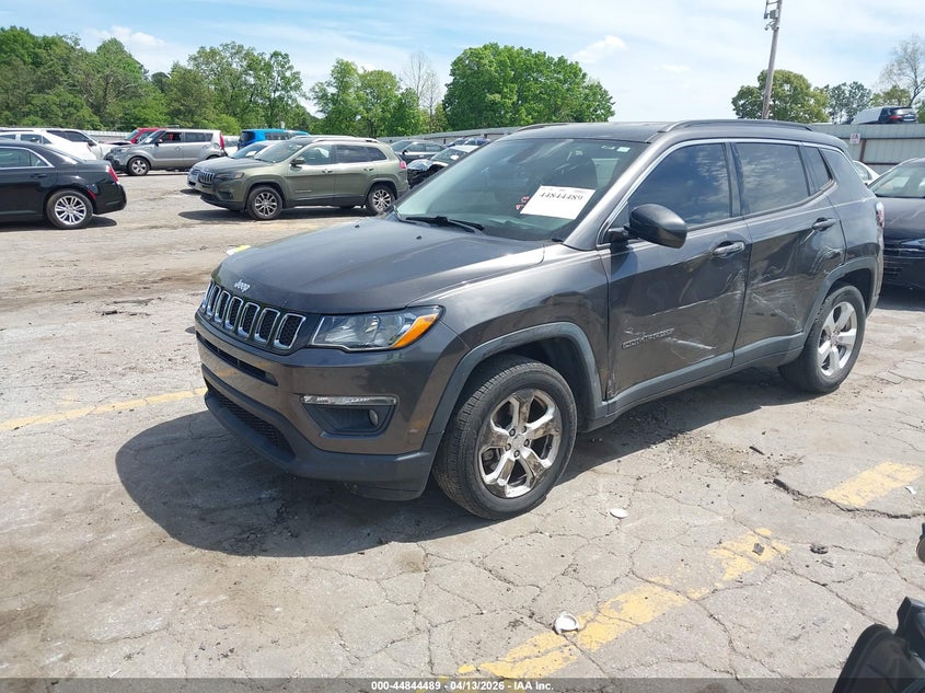 2018 Jeep Compass 2.4 Latitude Fwd grey Lot 111044844489 Vin 3C4NJCBB2JT468996